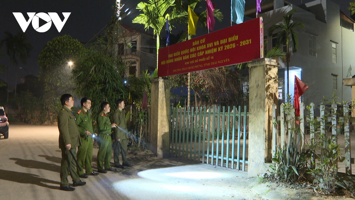 Thái Nguyên nỗ lực đảm bảo an ninh cho hơn 1.500 tổ bầu cử